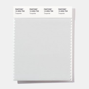 Pantone 13-4504 TSX Turquenite Polyester Swatch Card