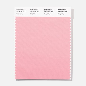 Pantone 14-2116  TSX Fairy Wing Polyester Swatch Card