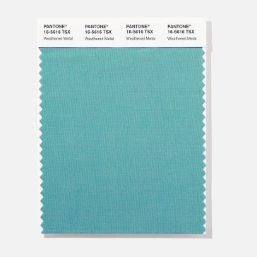 Pantone 16-5616 TSX  Weathered Me Polyester Swatch Card