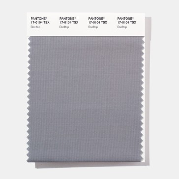 Pantone 17-0104  TSX  Rooftop Polyester Swatch Card