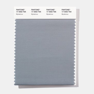 Pantone 17-4002 TSX  Mysterious  Polyester Swatch Card