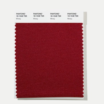 Pantone 18-1548 TSX Winery Polyester Swatch Card