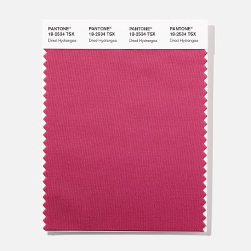 Pantone 18-2534 TSX Dried Hydran Polyester Swatch Card