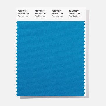 Pantone 18-4230 TSX Blue Raspber  Polyester Swatch Card