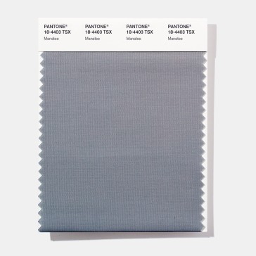Pantone 18-4403 TSX Manatee  Polyester Swatch Card
