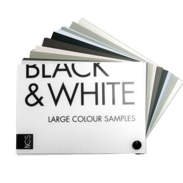 NCS Black & White Collection | 79 Grey Scale Colors Semi Matt, A6 (100×140 mm)