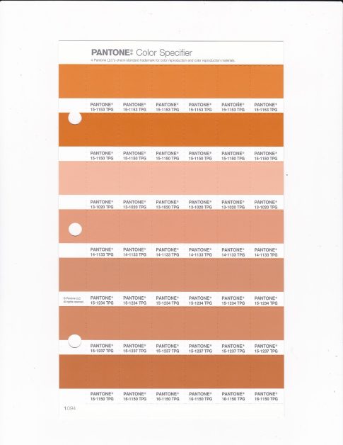 PANTONE 16-1150 TPG Topaz Replacement Page (Fashion, Home & Interiors)