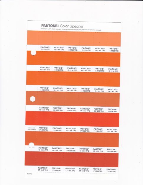 PANTONE 15-1263 TPG Autumn Glory Replacement Page (Fashion, Home & Interiors)