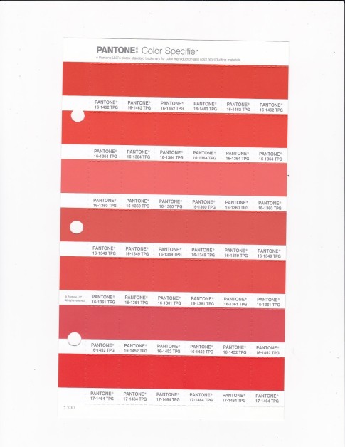 PANTONE 16-1361 TPG Carrot Replacement Page (Fashion, Home & Interiors)