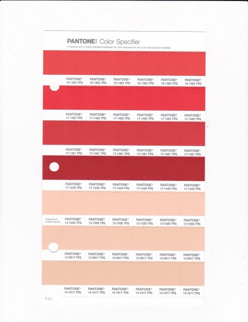 PANTONE 17-1462 TPG Flame Replacement Page (Fashion, Home & Interiors)