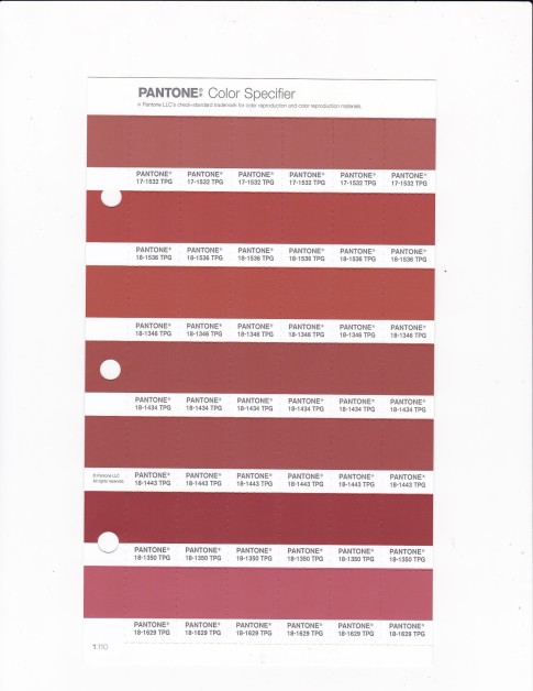 PANTONE 17-1514 TPG Ash Rose Replacement Page (Fashion, Home & Interiors)