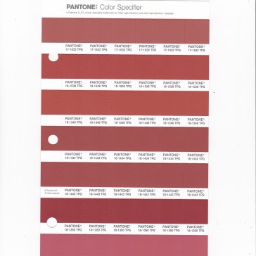PANTONE 18-1443 TPG Redwood Replacement Page (Fashion, Home & Interiors)