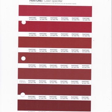 PANTONE 19-1540 TPG Burnt Henna Replacement Page (Fashion, Home & Interiors)