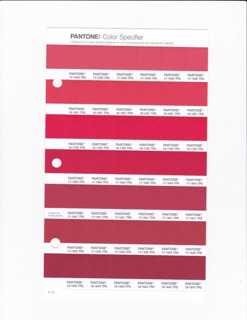 PANTONE 17-1635 TPG Rose of Sharon Replacement Page (Fashion, Home & Interiors)