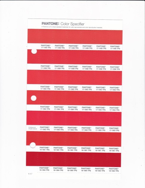 PANTONE 17-1558 TPG Grenadines Replacement Page (Fashion, Home & Interiors)