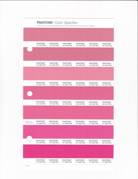 PANTONE 16-1723 TPG Confetti Replacement Page (Fashion, Home & Interiors)