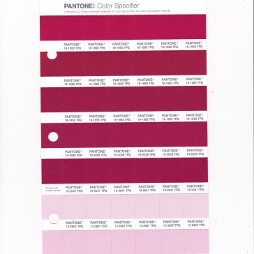 PANTONE 19-1860 TPG Persian Red Replacement Page (Fashion, Home & Interiors)