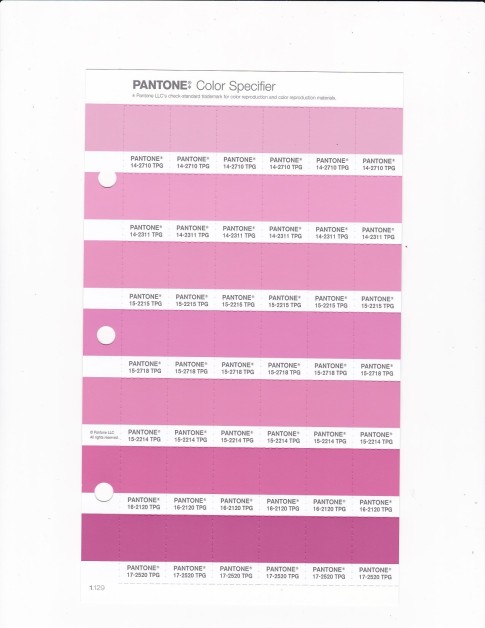 PANTONE 17-2520 TPG Ibis Rose Replacement Page (Fashion, Home & Interiors)