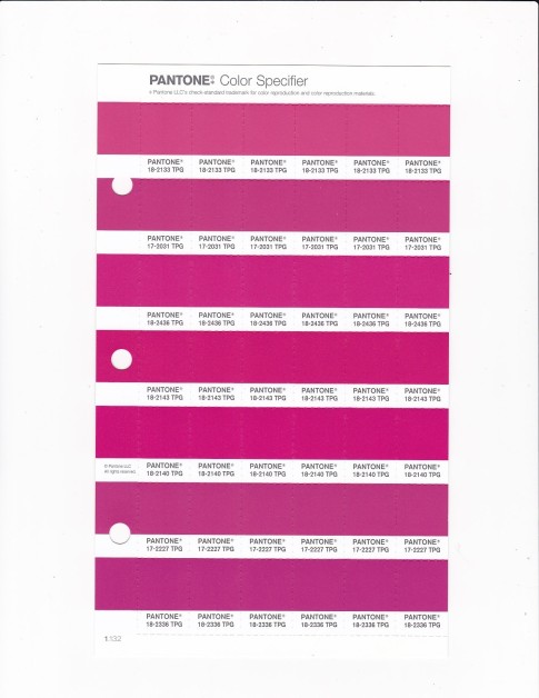 PANTONE 18-2133 TPG Pink Flambé Replacement Page (Fashion, Home & Interiors)