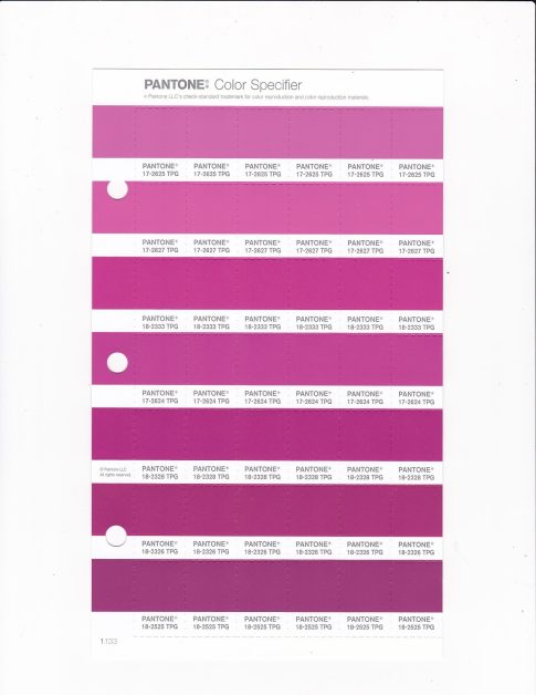 PANTONE 17-2625 TPG Super Pink Replacement Page (Fashion, Home & Interiors)