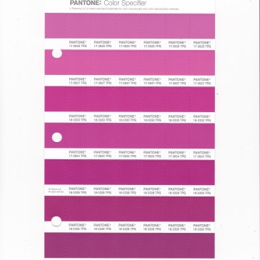 PANTONE 18-2333 TPG Raspberry Rose Replacement Page (Fashion, Home & Interiors)