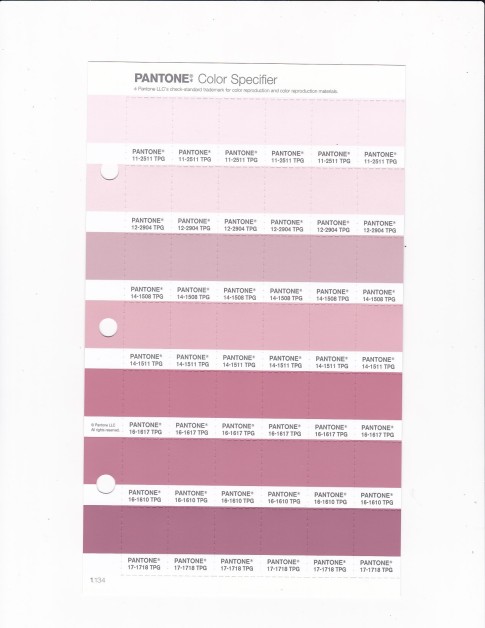PANTONE 14-1508 TPG Silver Pink Replacement Page (Fashion, Home & Interiors)