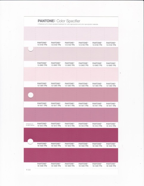 PANTONE 18-1634 TPG Baroque Rose Replacement Page (Fashion, Home & Interiors)
