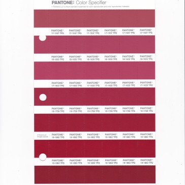 PANTONE 19-1862 TPG Jester Red Replacement Page (Fashion, Home & Interiors)