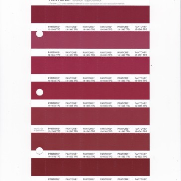 PANTONE 19-1840 TPG Deep Claret Replacement Page (Fashion, Home & Interiors)