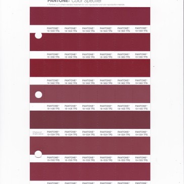 PANTONE 19-1934 TPG Tibetan Red Replacement Page (Fashion, Home & Interiors)
