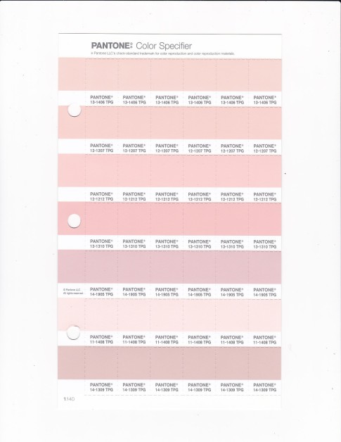 PANTONE 13-1406 TPG Cloud Pink Replacement Page (Fashion, Home & Interiors)