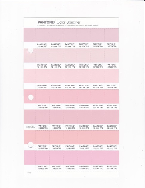 PANTONE 12-1706 TPG Pink Dogwood Replacement Page (Fashion, Home & Interiors)