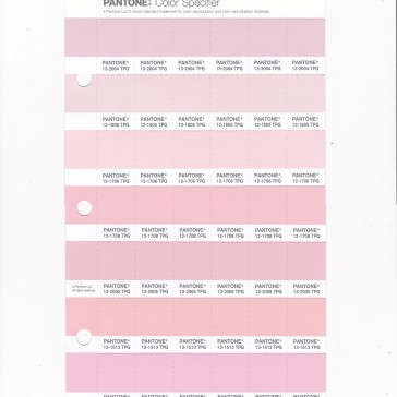 PANTONE 12-1708 TPG Crystal Rose Replacement Page (Fashion, Home & Interiors)