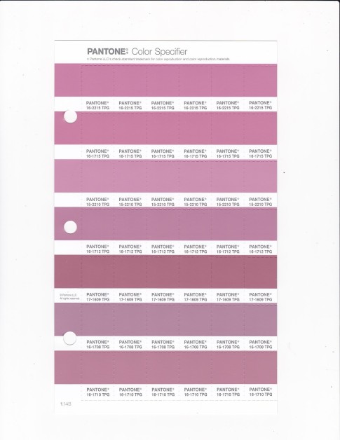 PANTONE 16-1715 TPG Wild Rose Replacement Page (Fashion, Home & Interiors)