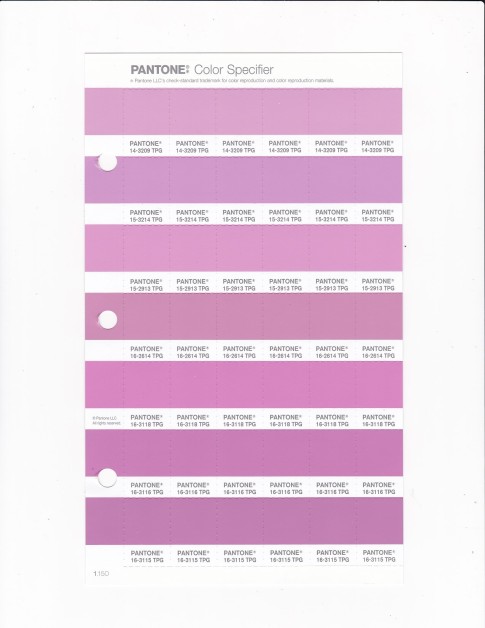 PANTONE 14-3209 TPG Pastel Lavender Replacement Page (Fashion, Home & Interiors)