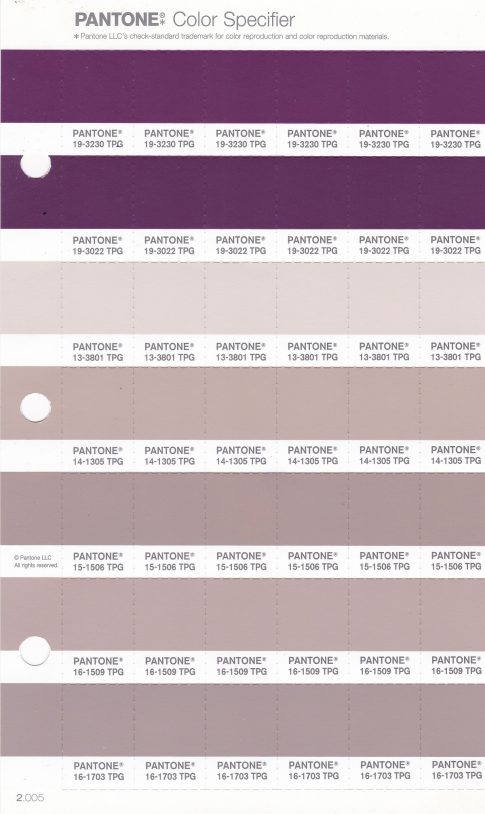 PANTONE 16-1703 TPG Sphinx  Replacement Page (Fashion, Home & Interiors)