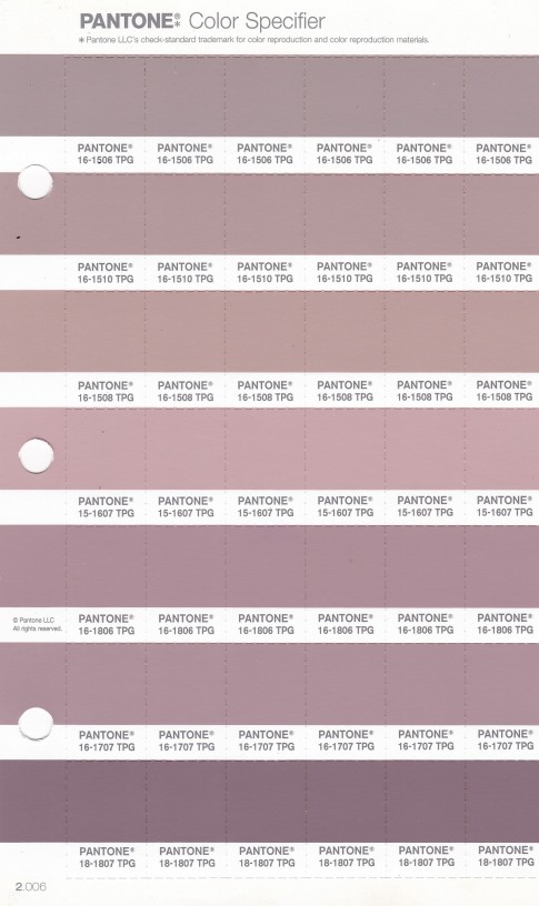 PANTONE 16-1508 TPG Adobe Rose Replacement Page (Fashion, Home & Interiors)