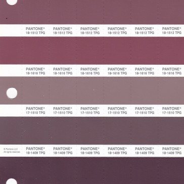PANTONE 19-1620 TPG Huckleberry Replacement Page (Fashion, Home & Interiors)