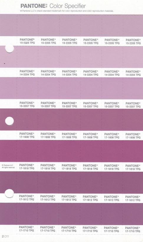 PANTONE 14-3204 TPG Fragrant Lilac Replacement Page (Fashion, Home & Interiors)