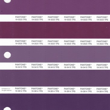 PANTONE 19-2524 TPG Dark Purple Replacement Page (Fashion, Home & Interiors)