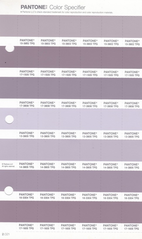 PANTONE 13-3805 TPG Orchid Hush Replacement Page (Fashion, Home & Interiors)