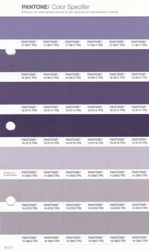 PANTONE 17-3817 TPG Daybreak Replacement Page (Fashion, Home & Interiors)