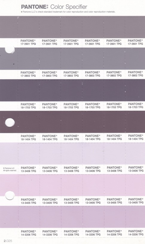 PANTONE 13-3406 TPG Orchid Ice Replacement Page (Fashion, Home & Interiors)