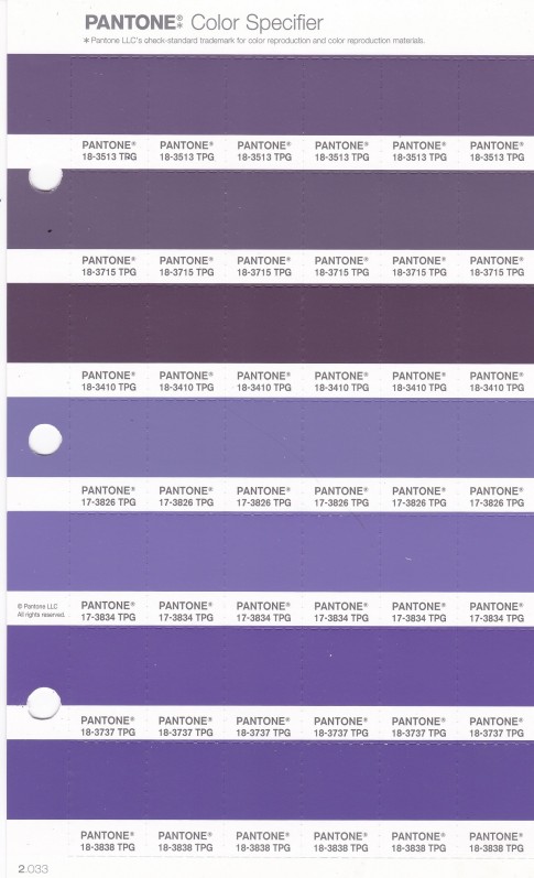 PANTONE 18-3513 TPG Grape Compote Replacement Page (Fashion, Home & Interiors)