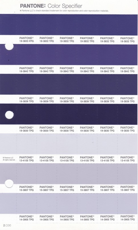 PANTONE 13-4105 TPG Lilac Hint Replacement Page (Fashion, Home & Interiors)