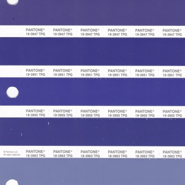 PANTONE 19-3955 TPG Royal Blue Replacement Page (Fashion, Home & Interiors)