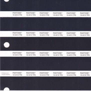 PANTONE 19-4010 TPG Total Eclipse Replacement Page (Fashion, Home & Interiors)
