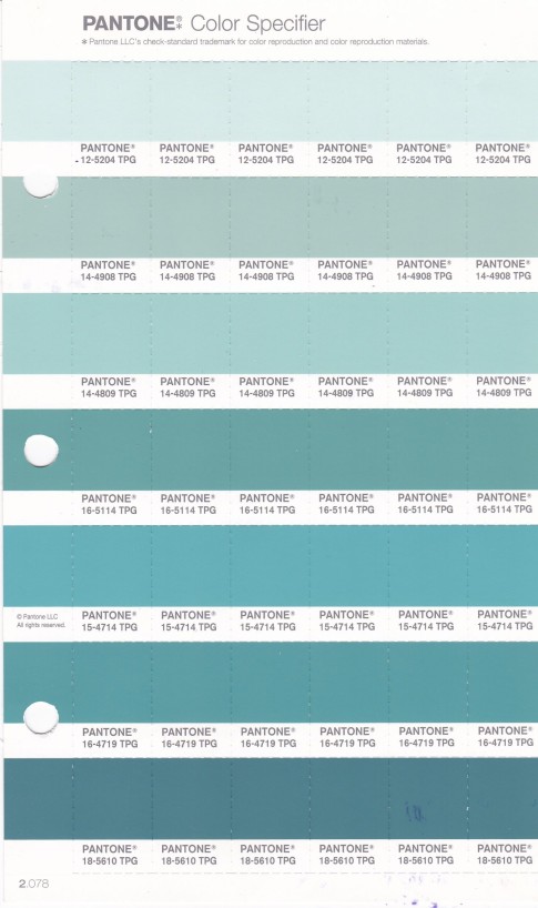 PANTONE 18-5610 TPG Brittany Blue Replacement Page (Fashion, Home & Interiors)
