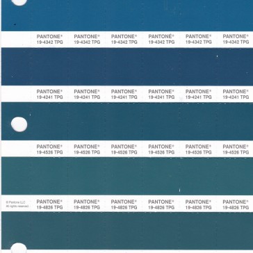 PANTONE 19-4241 TPG Moroccan Blue Replacement Page (Fashion, Home & Interiors)