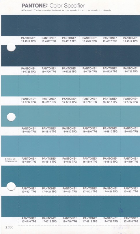 PANTONE 17-4716 TPG Storm Blue Replacement Page (Fashion, Home & Interiors)